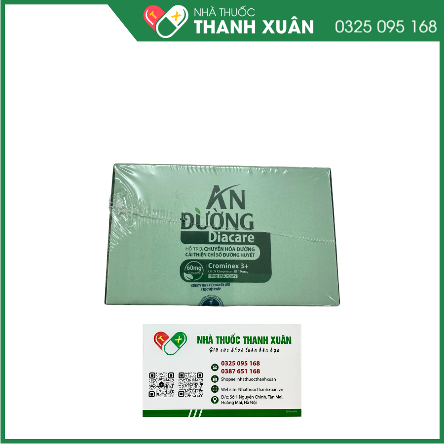 An đường Diacare hỗ trợ cải thiện chỉ số đường huyết